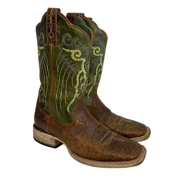 Ariat Men’s Brown Mesteno Wide Square Toe Cowboy Boots Size 8.5D - Picture 1 of 16